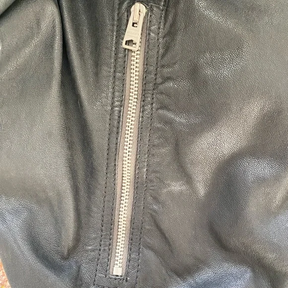 All Saints Leather Coat